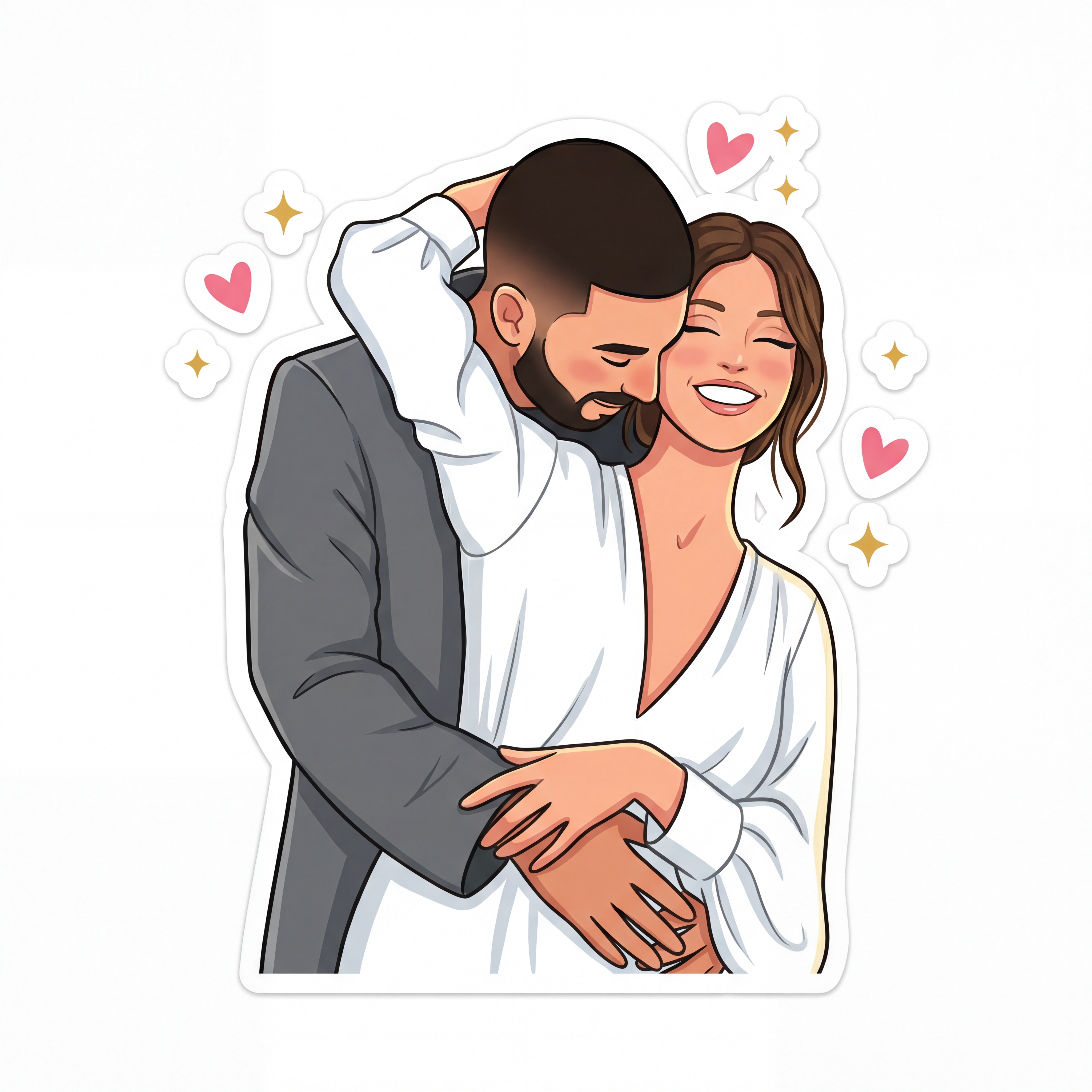 Sticker Pareja - Result